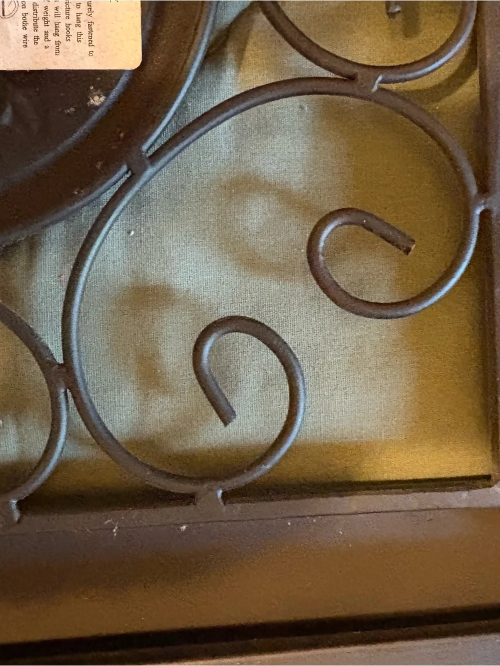 Copper and Black Ornamental Wall Decor Panel - set of 2
